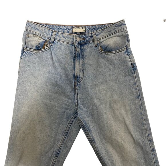 Free People We the Free Pacifica‎ Straight Leg Jean in Light Blue Size 29 - Picture 8 of 8